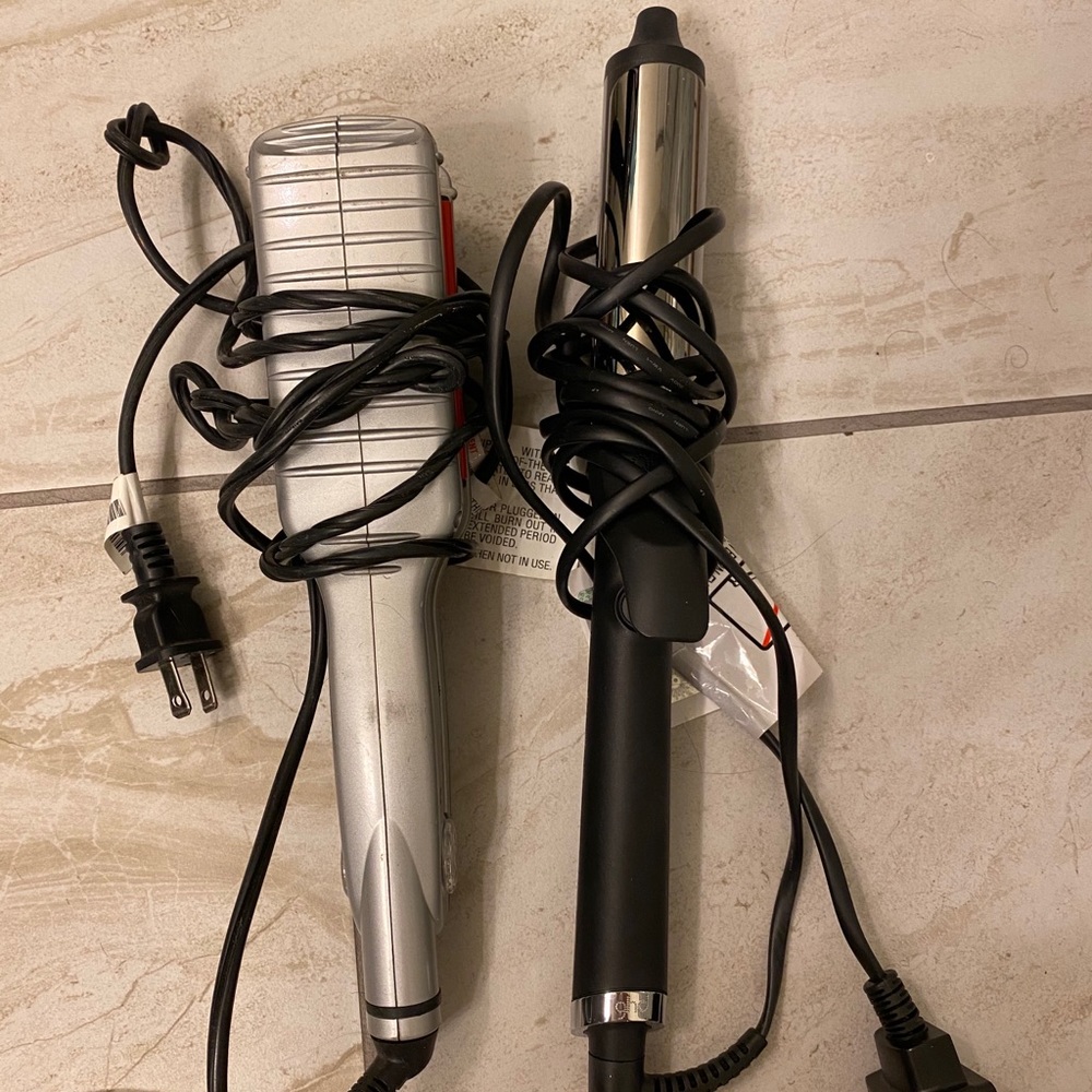 *SOLD*GHD smart curling iron and hair straightener